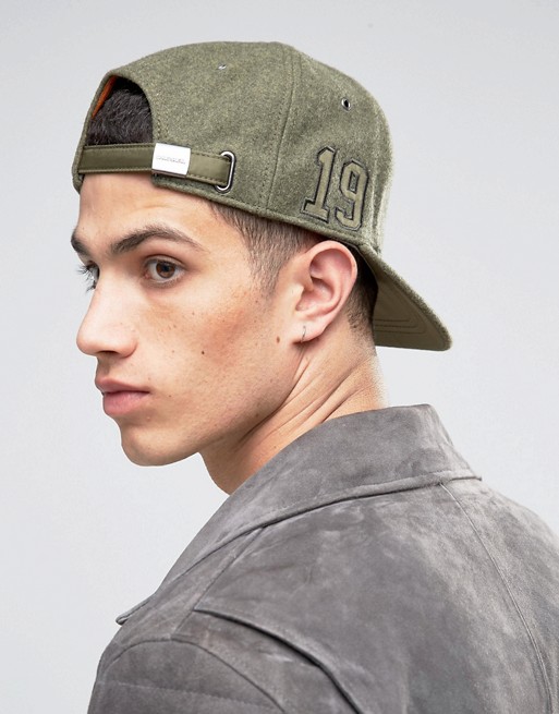 Diesel Wool Baseball Cap